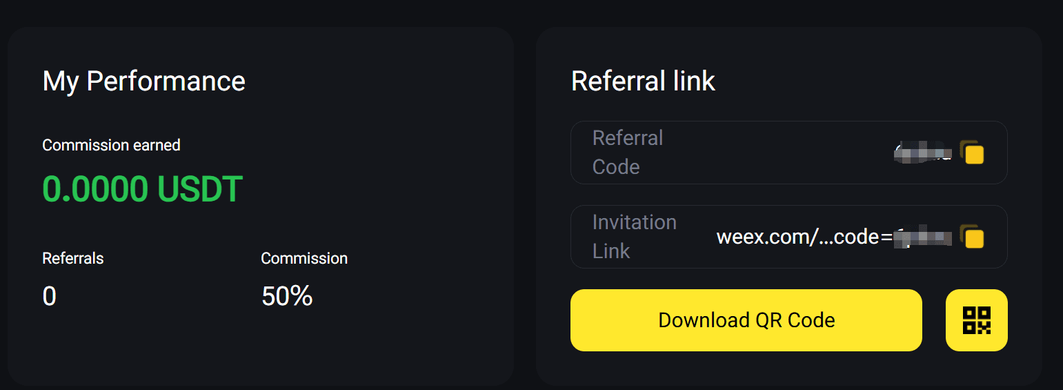 Share Your WEEX Referral Code/Link