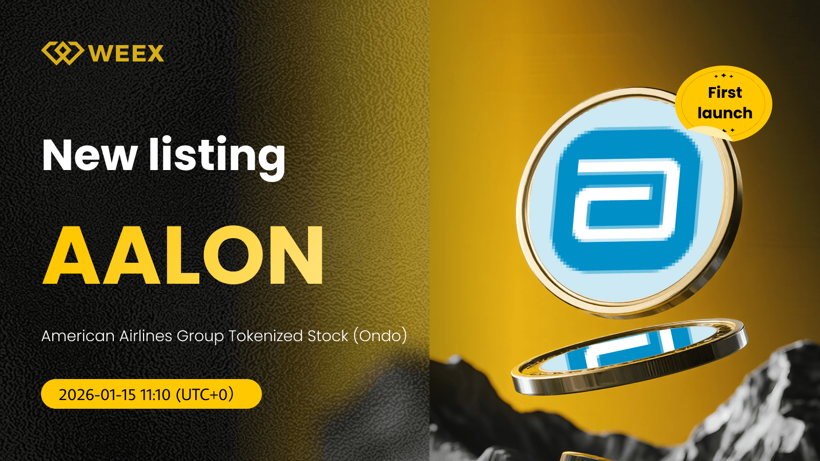 AALON USDT：美国航空集团在 WEEX 上代币化股票