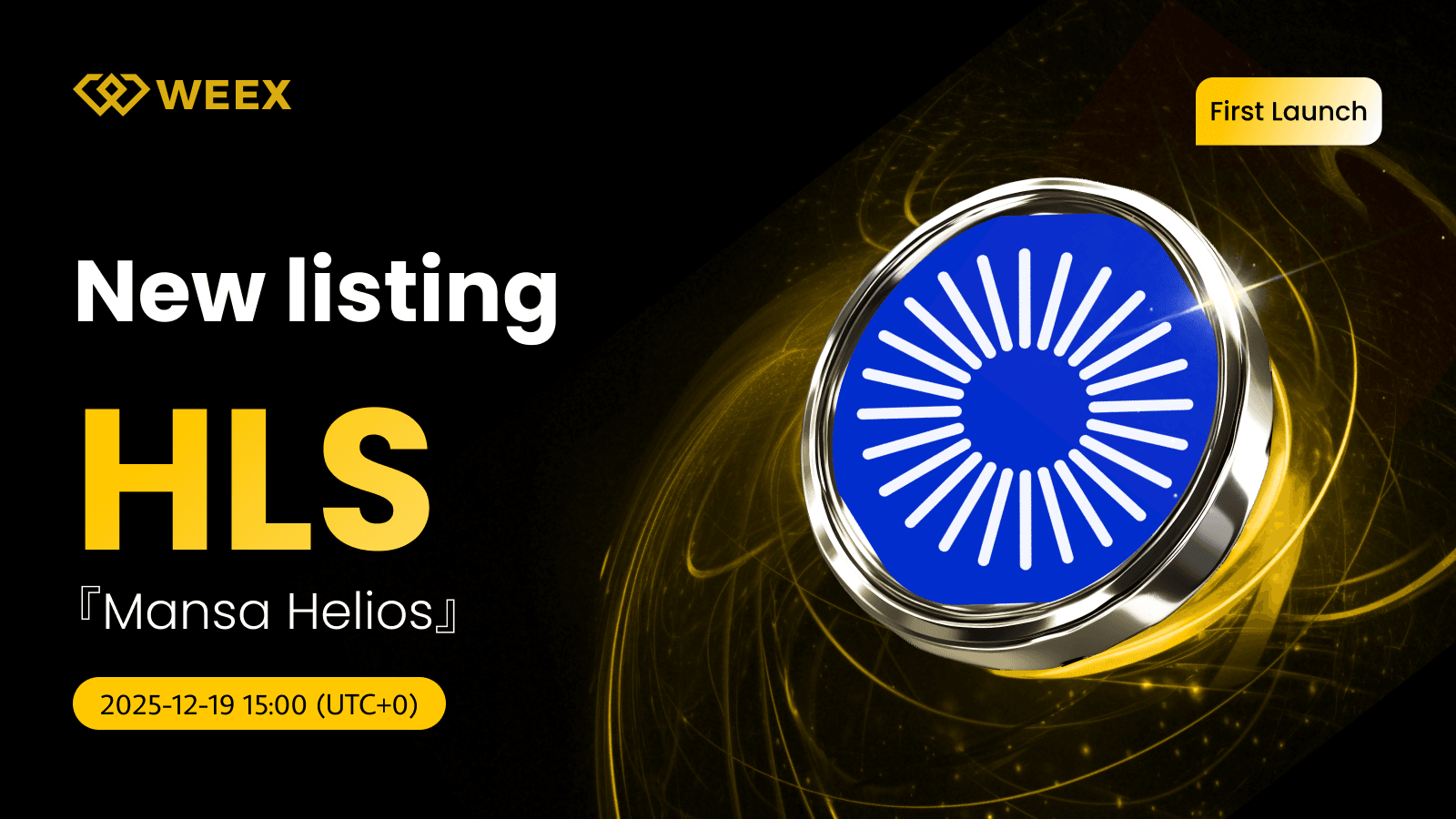 HLS USDT Pair Now Live: Helios Blockchain Coin Listed on WEEX