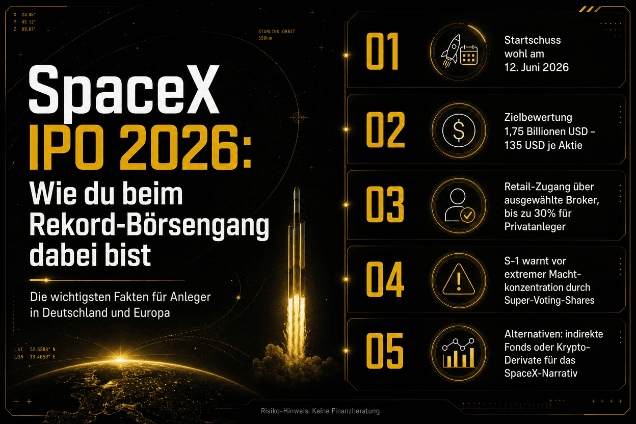 الاكتتاب العام لشركة SpaceX في 2026: كيف تشارك في الطرح العام التاريخي