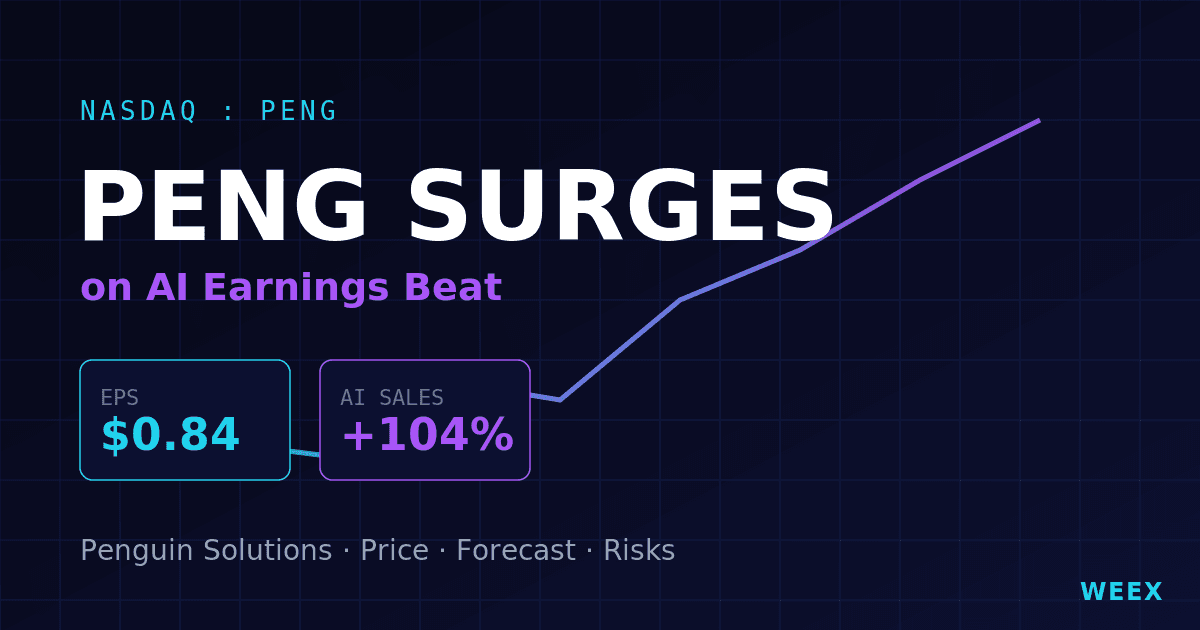 سهم PENG يرتفع بفضل أرباح الذكاء الاصطناعي: السعر، التوقعات، والمخاطر