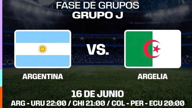 الأرجنتين تستهل مشوارها ضد الجزائر في كأس العالم 2026