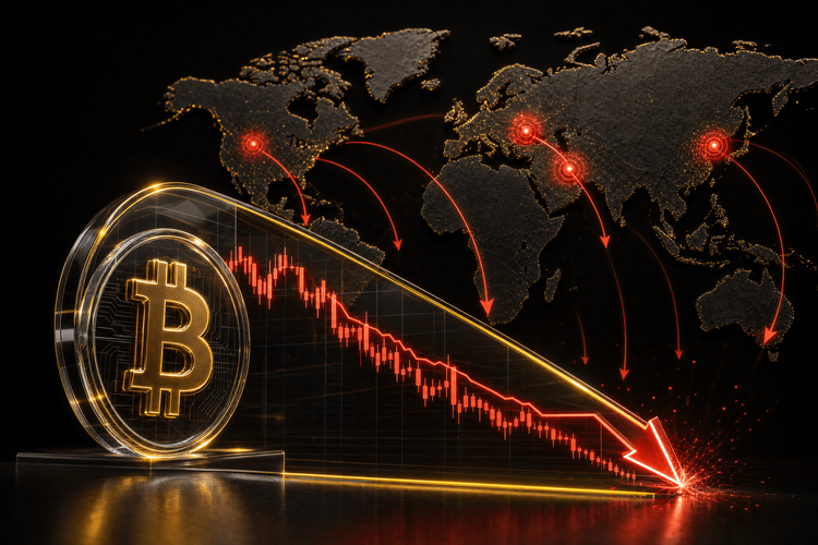 بيتكوين تحت الضغط: كيف تؤثر المخاطر الجيوسياسية وتدفقات صناديق الاستثمار المتداولة الخارجة على استراتيجيتك