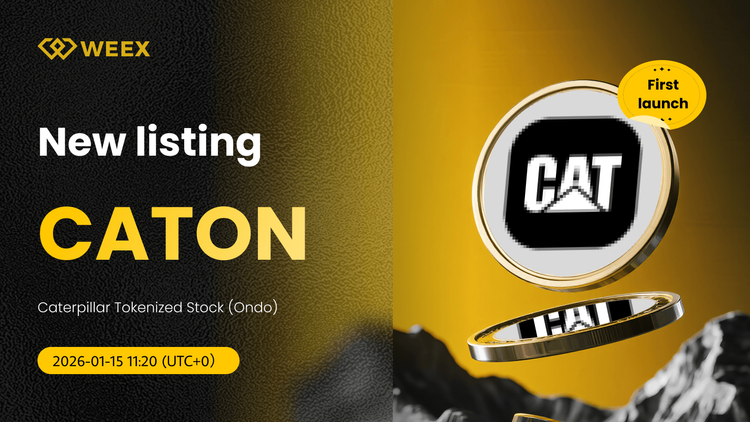 CATON USDT 上市：在 WEEX 现货上交易的 Caterpillar 代币化股票
