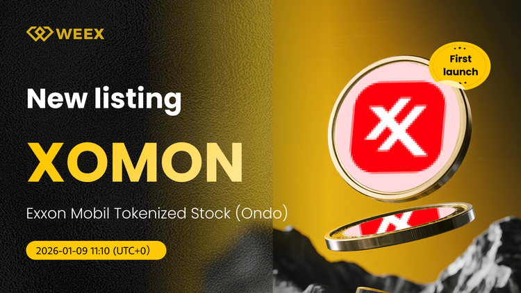 XOMON USDT 列出： 在WEEX现货交易埃克森美孚代币化股票
