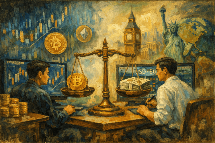 Comparing Cryptocurrency and Forex for Beginners