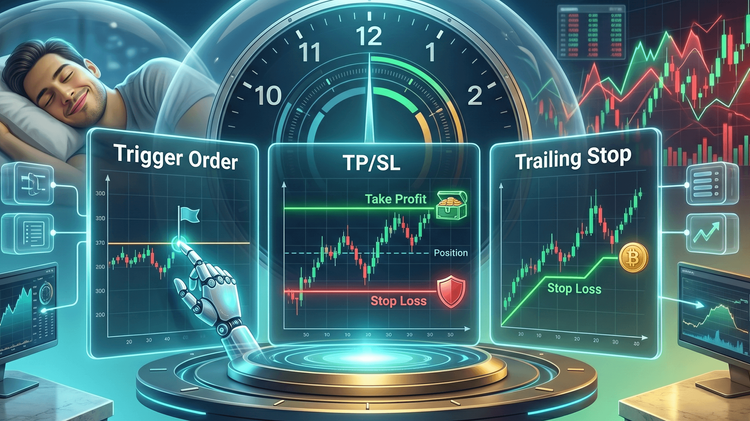 ما هي أوامر التفعيل (Trigger Orders)، وTP/SL، وأوامر الإيقاف المتحرك (Trailing Stops)؟ دليل المبتدئين لوظائف الأوامر في WEEX