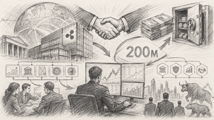 Ripple Prime تحصل على 200 مليون دولار: ما يجب أن يعرفه المبتدئون عن توسع ريبل